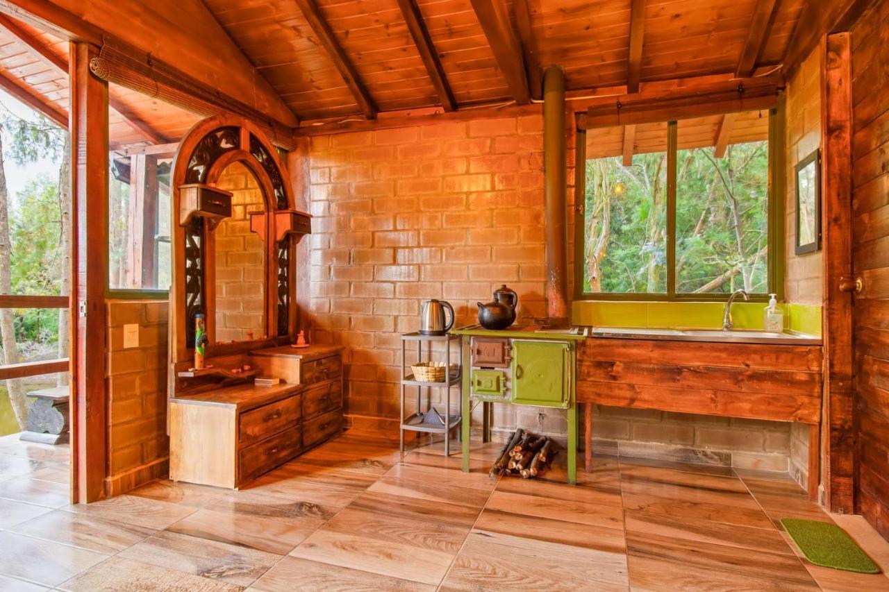 Cabana Tipo Glamping Savieza Life Experience Nemocon Exteriör bild