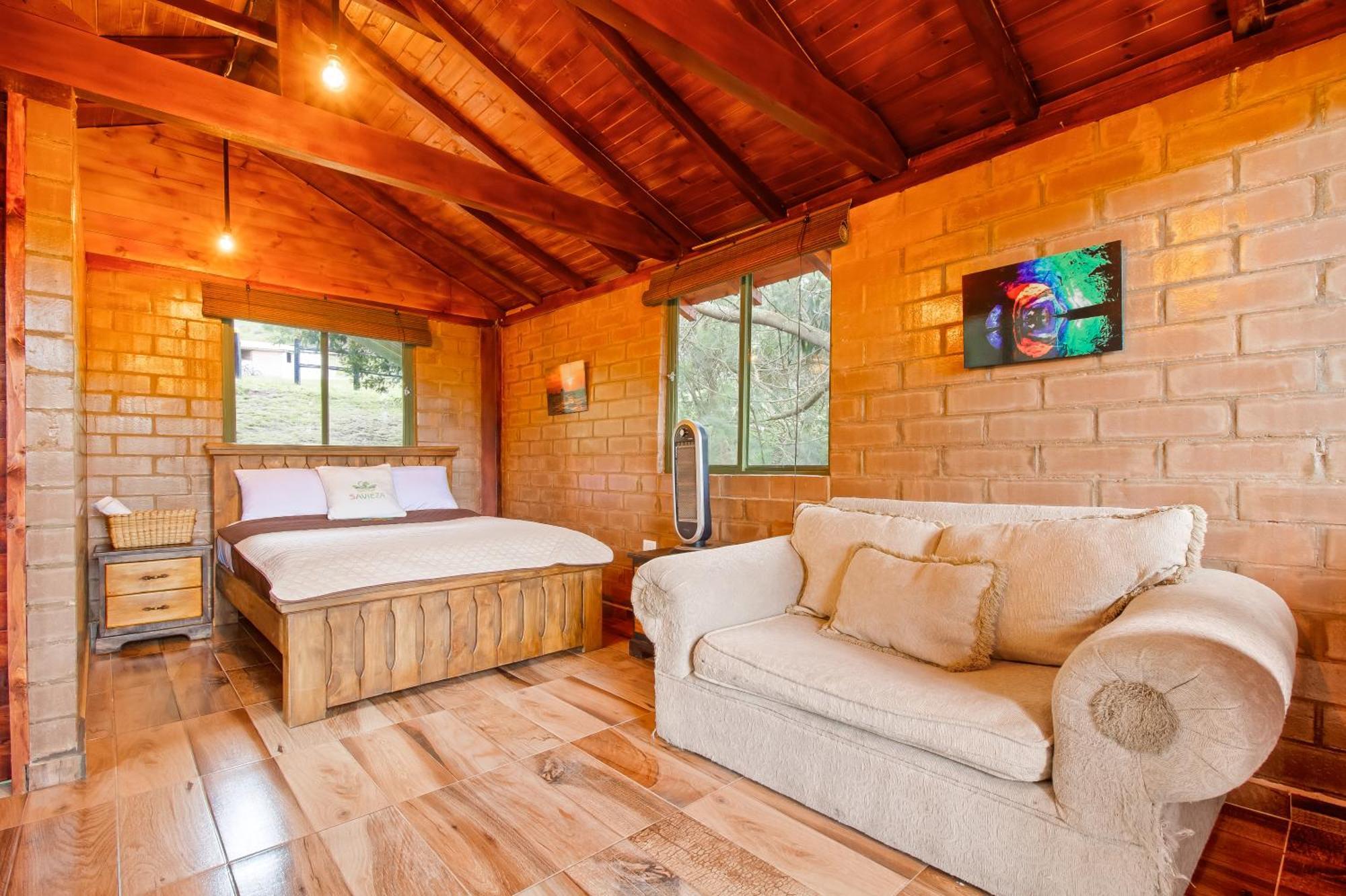 Cabana Tipo Glamping Savieza Life Experience Nemocon Exteriör bild